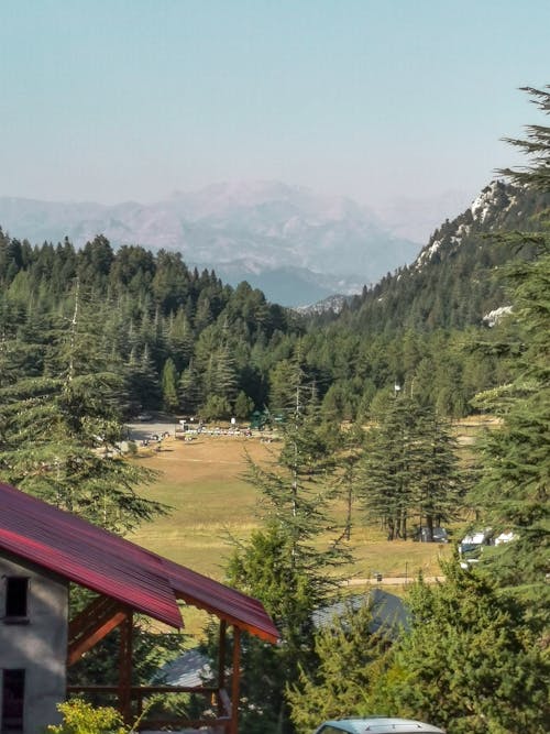 キャンプ場, 垂直ショット, 山岳の無料の写真素材
