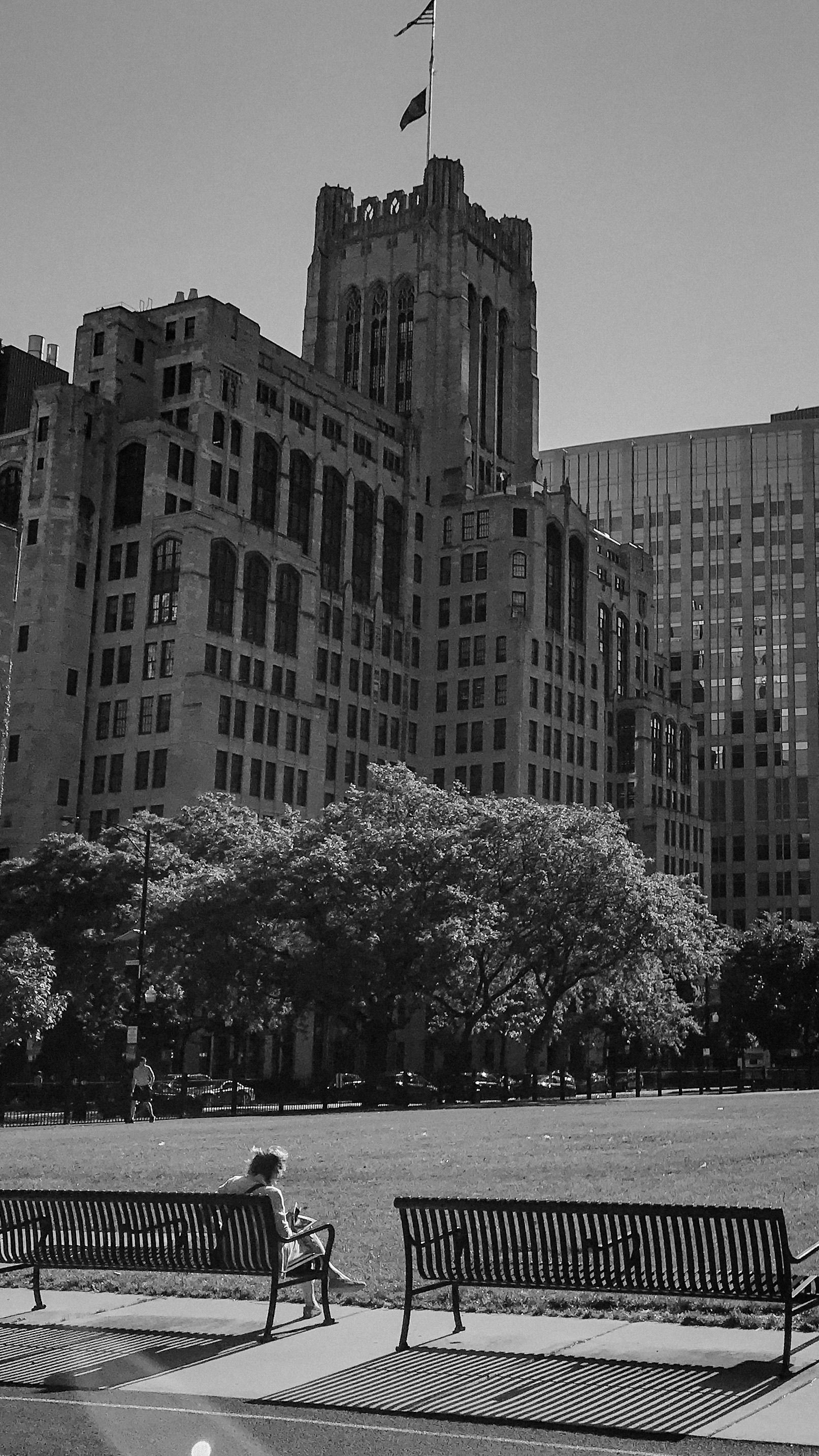 Top of Mitchell Tower in Chicago · Free Stock Photo