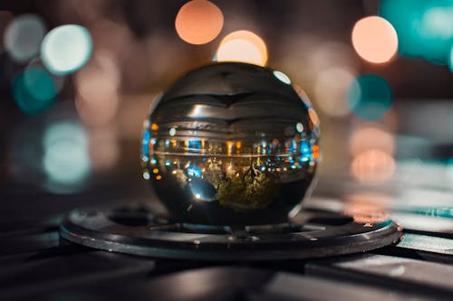 Free Shallow Focus of Crystal Ball Stock Photo