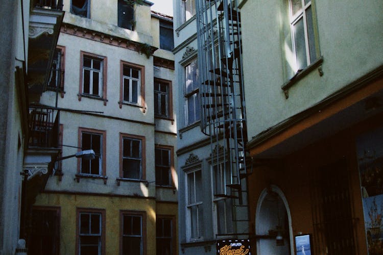 Stairway Near Buildings