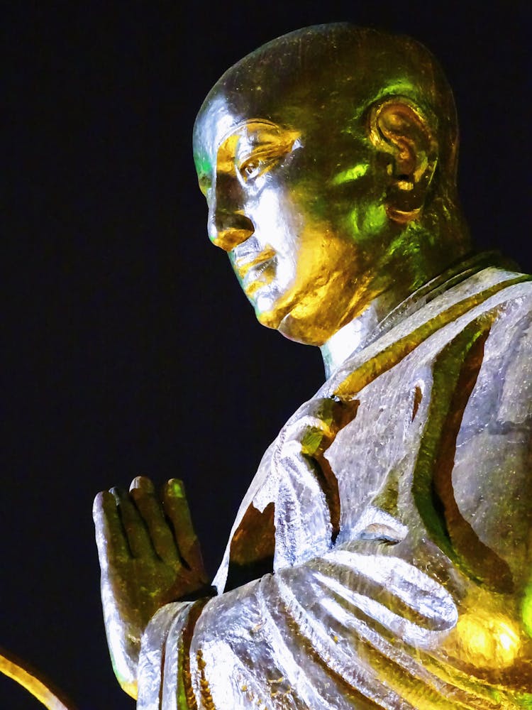 Close Up Photo Of A Buddha