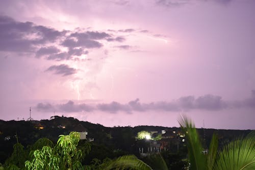 Free stock photo of lightning strike, night