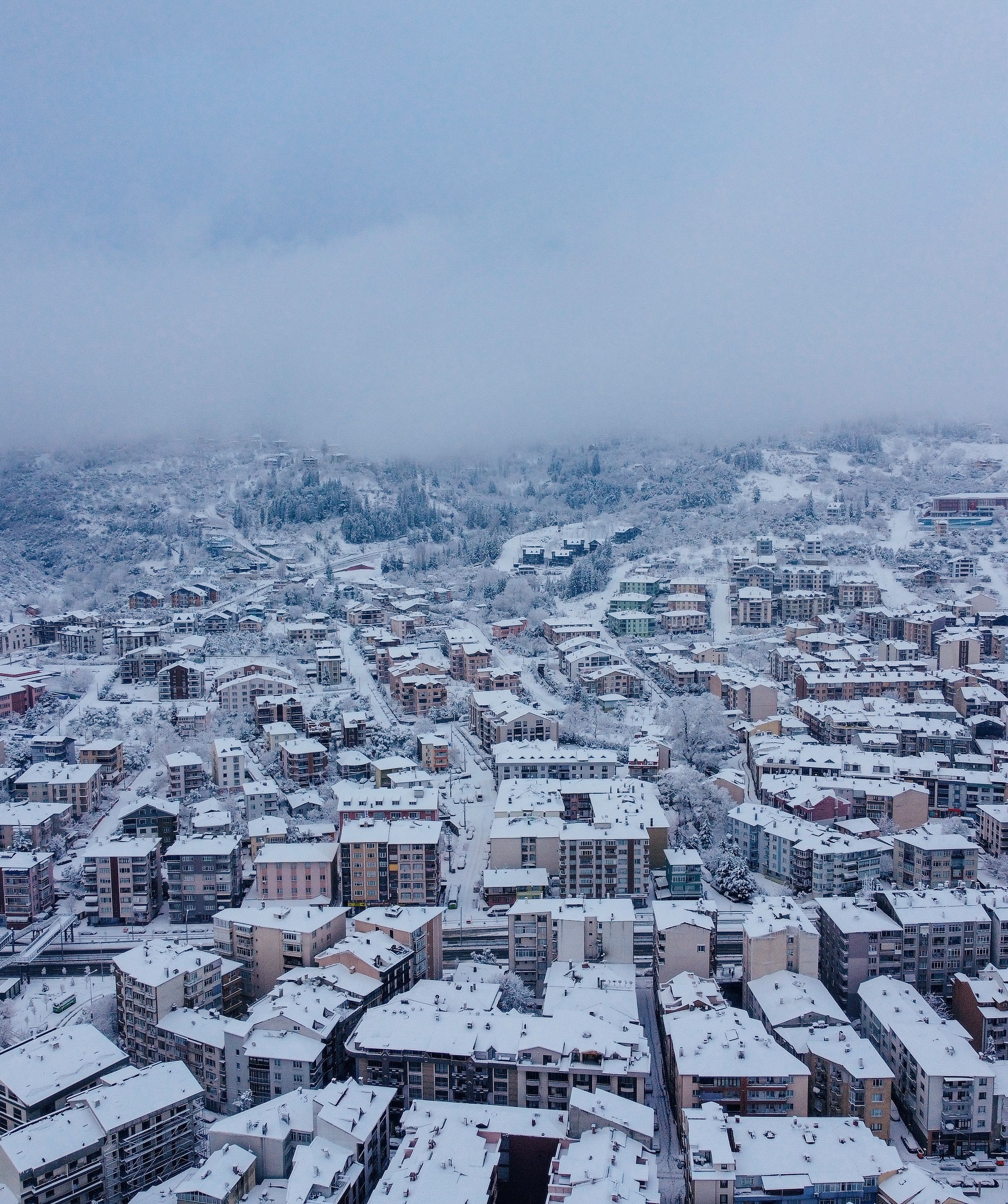 Aerial Photography of City Buildings during Winter · Free Stock Photo