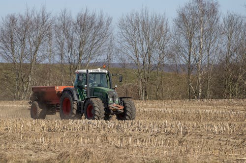 A Tractor on the Farmland
