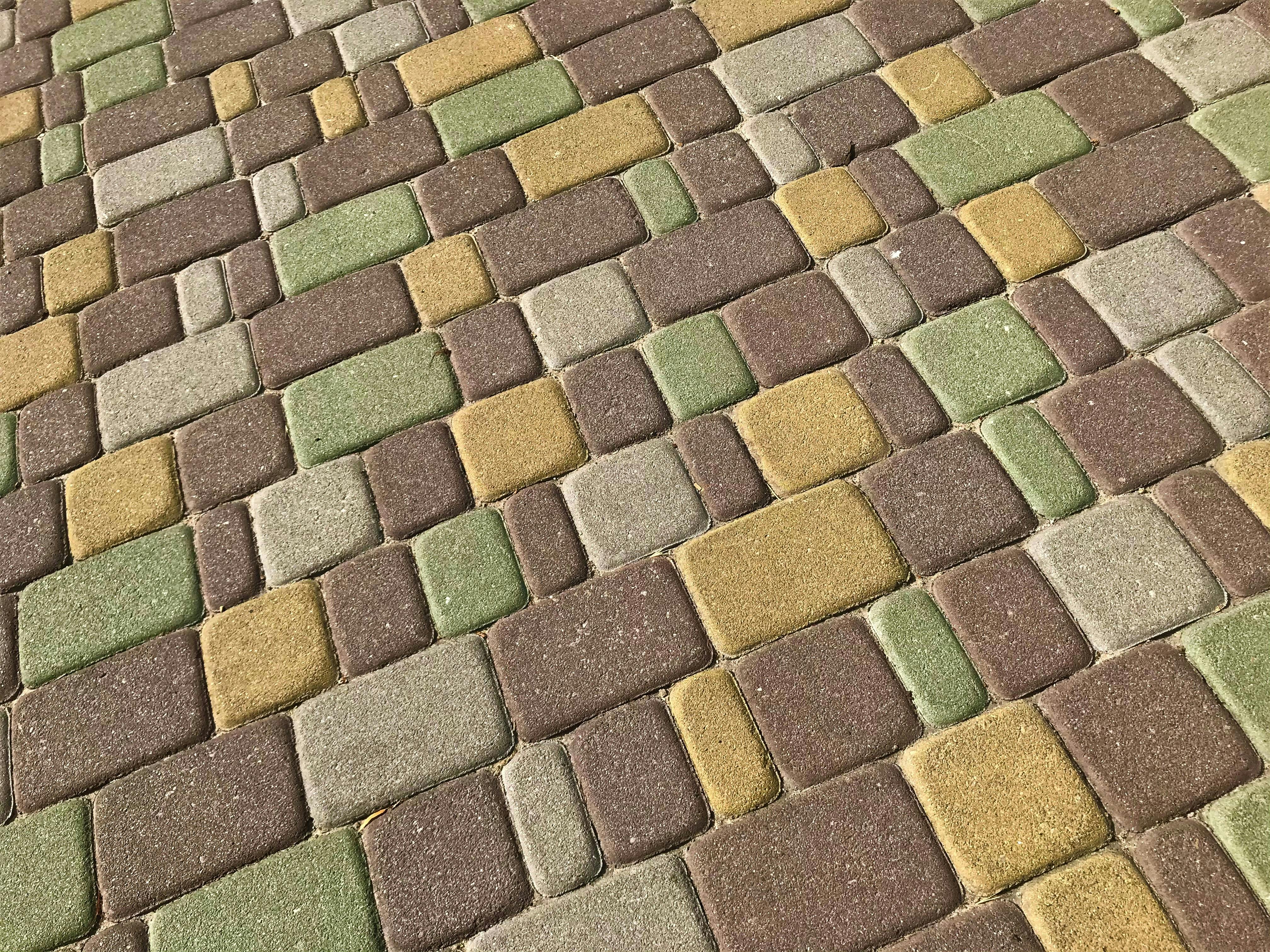 Free Stone Surface in Squares and Rectangular Shapes Stock Photo