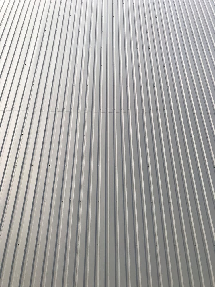 Gray Corrugated Steel Roof 