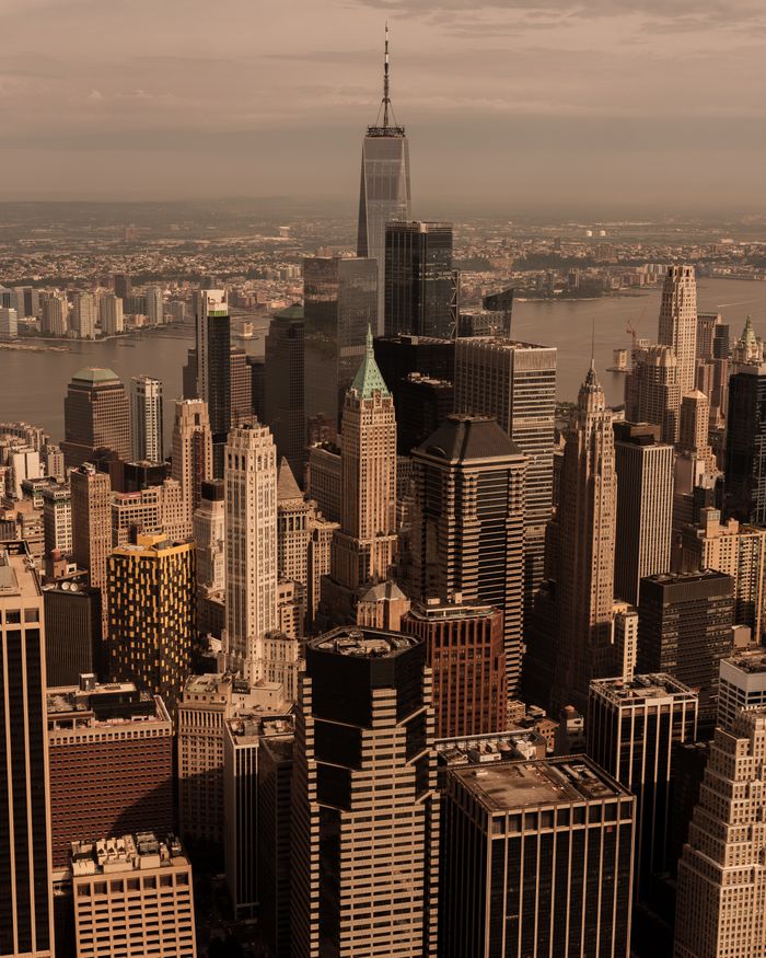 Panorama de Manhattan, em Nova York