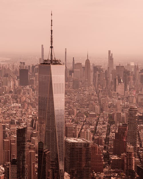 New York City Buildings Under the Sky