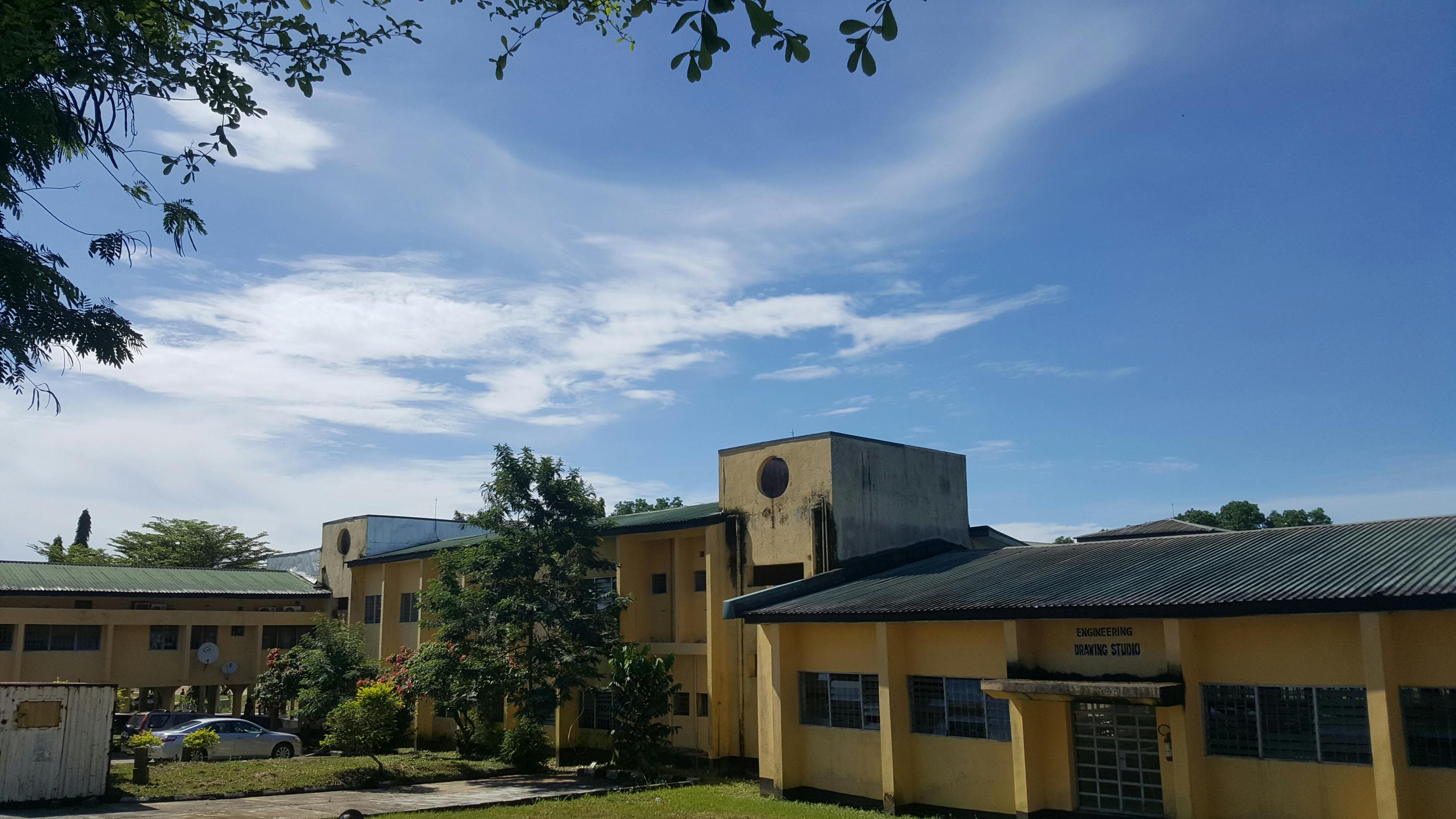 Free stock photo of blue sky, school building