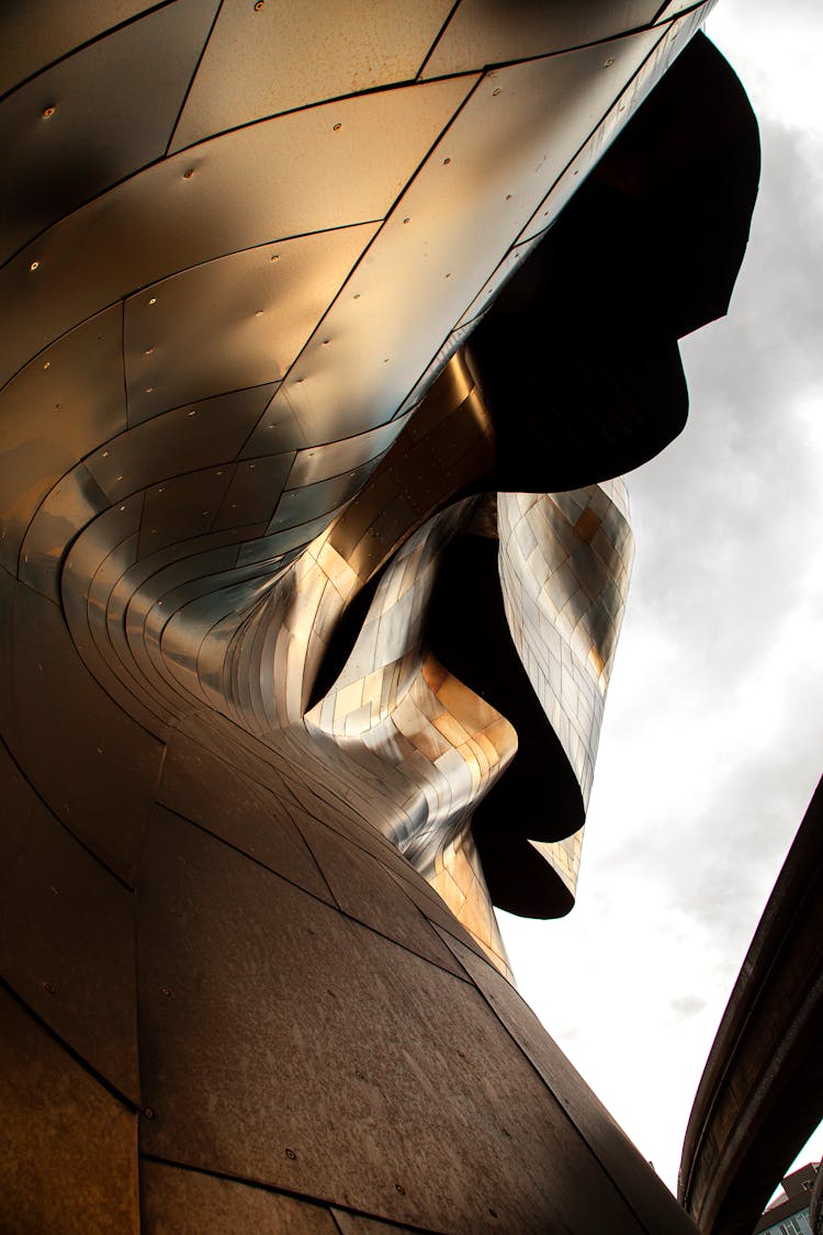 Low Angle Shot Of The Museum Of Pop Culture Building In Seattle