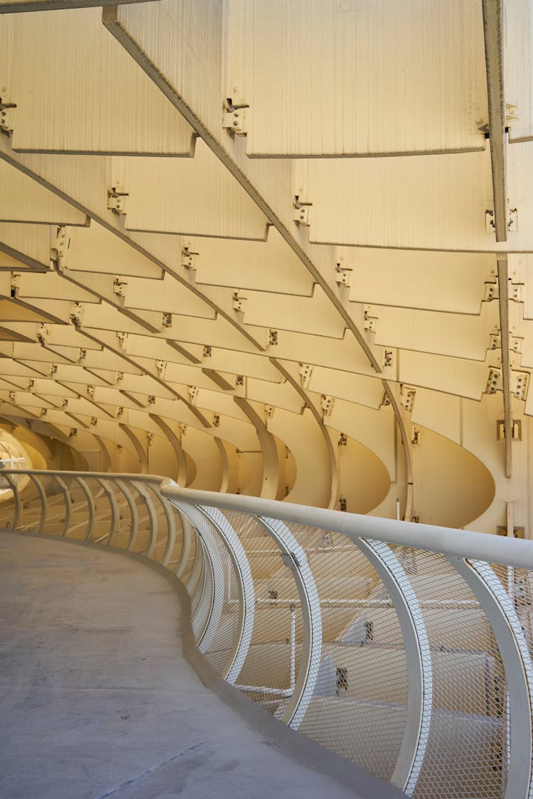 Structure Details And Walkway Of Metropol Parasol In Sevilla Spain