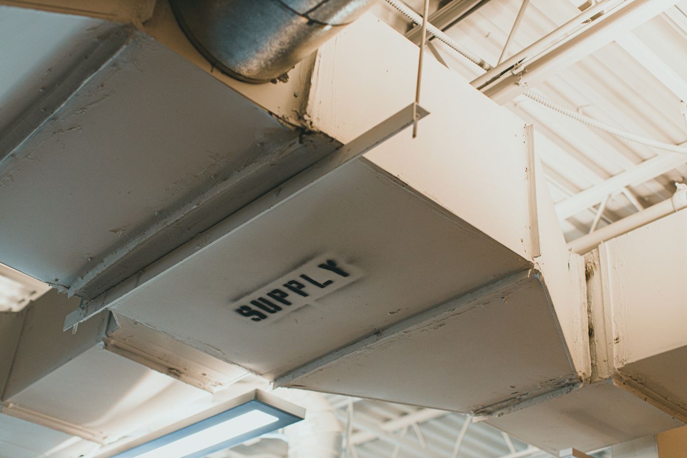 Commercial HVAC ductwork