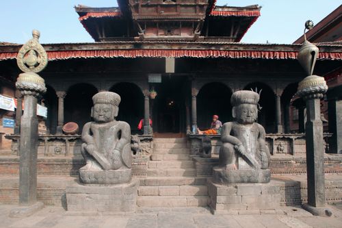 Free Explore the intricate stone sculptures at the historic Dattatraya Temple in Bhaktapur, Nepal, showcasing ancient architecture. Stock Photo