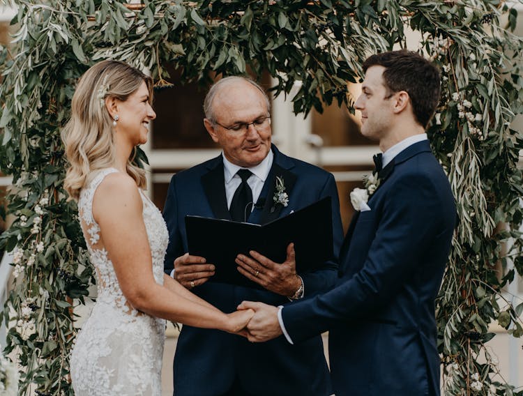 Man And Woman During Marriage Ceremony