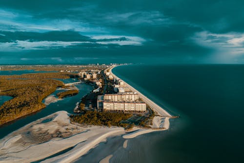 Brown House Near Sea