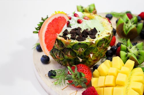 Kostnadsfri bild av äta nyttigt, avokado, blandade frukter