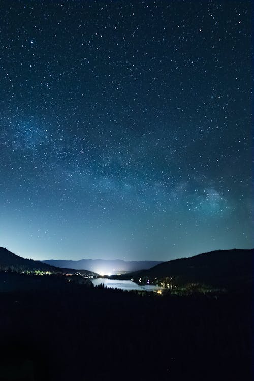 Foto d'estoc gratuïta de a l'aire lliure, cel, cel estrellat