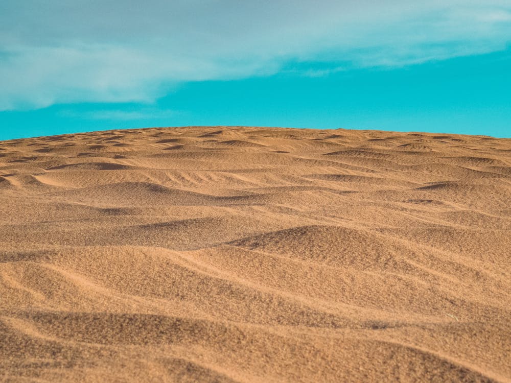 Sand Dunes Under Blue Sky · Free Stock Photo