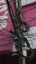 Cable Wires on the Electric Post