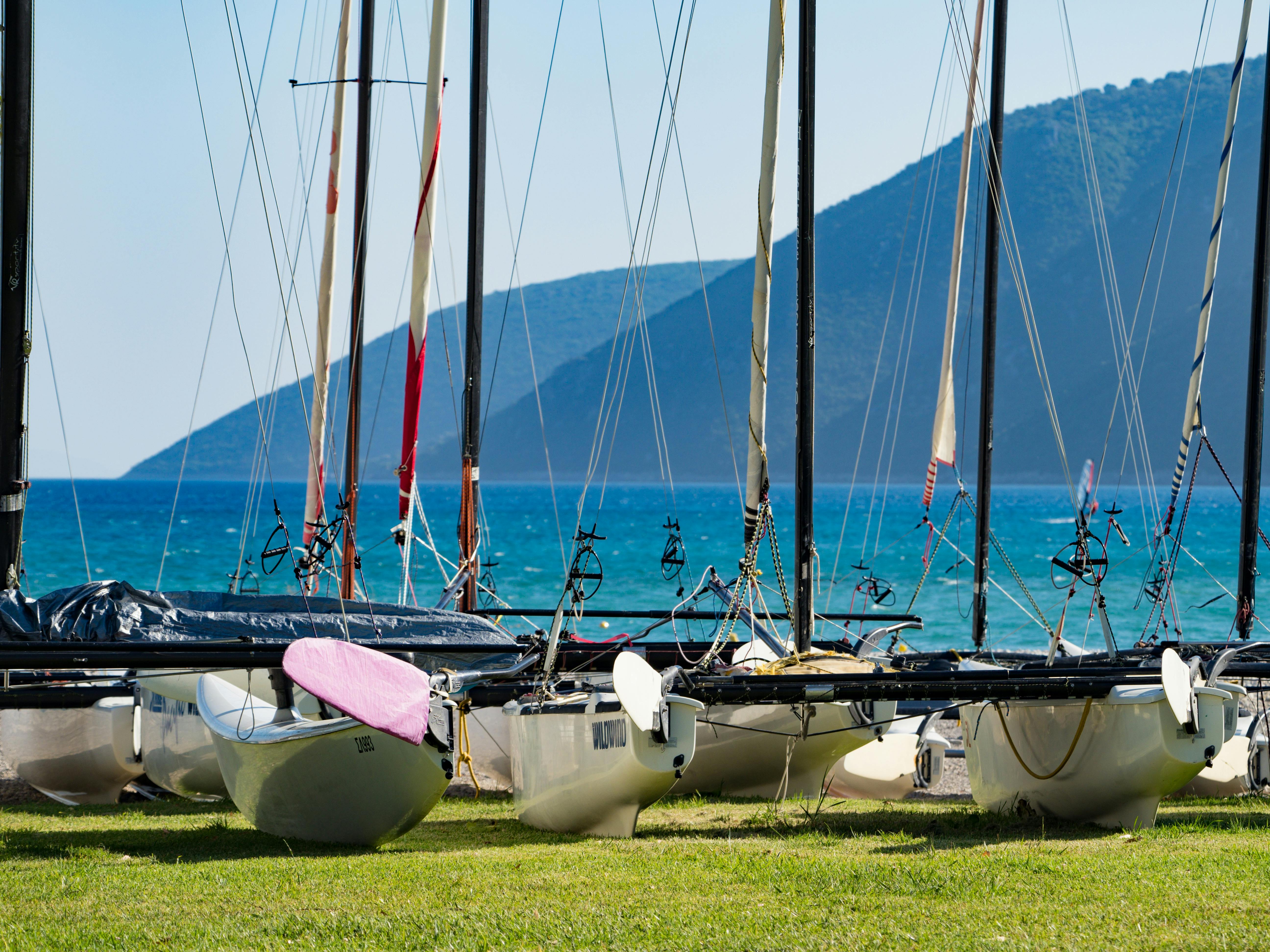 Free stock photo of boats, coast, dinghy