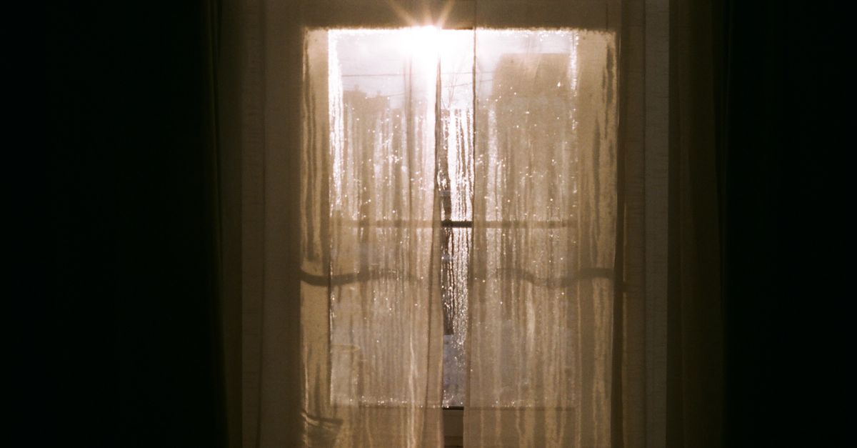 sunrise window peaceful morning reflection