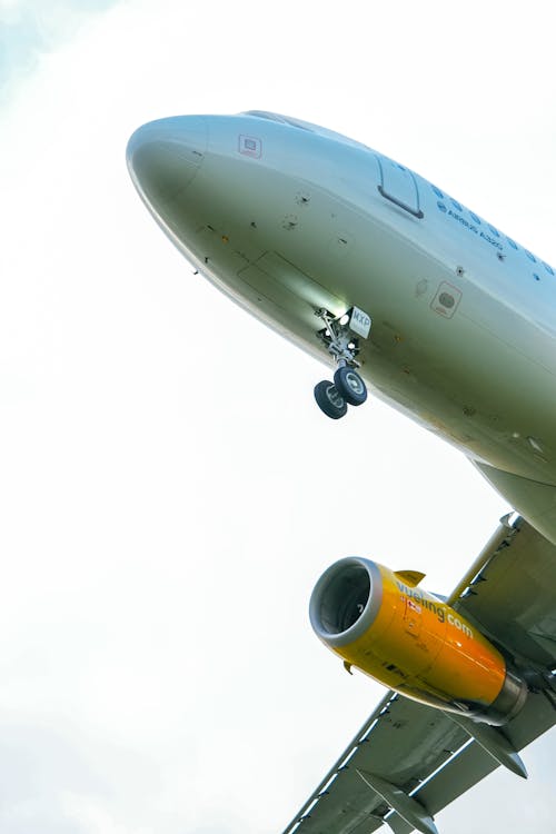 Airplane Under White Sky