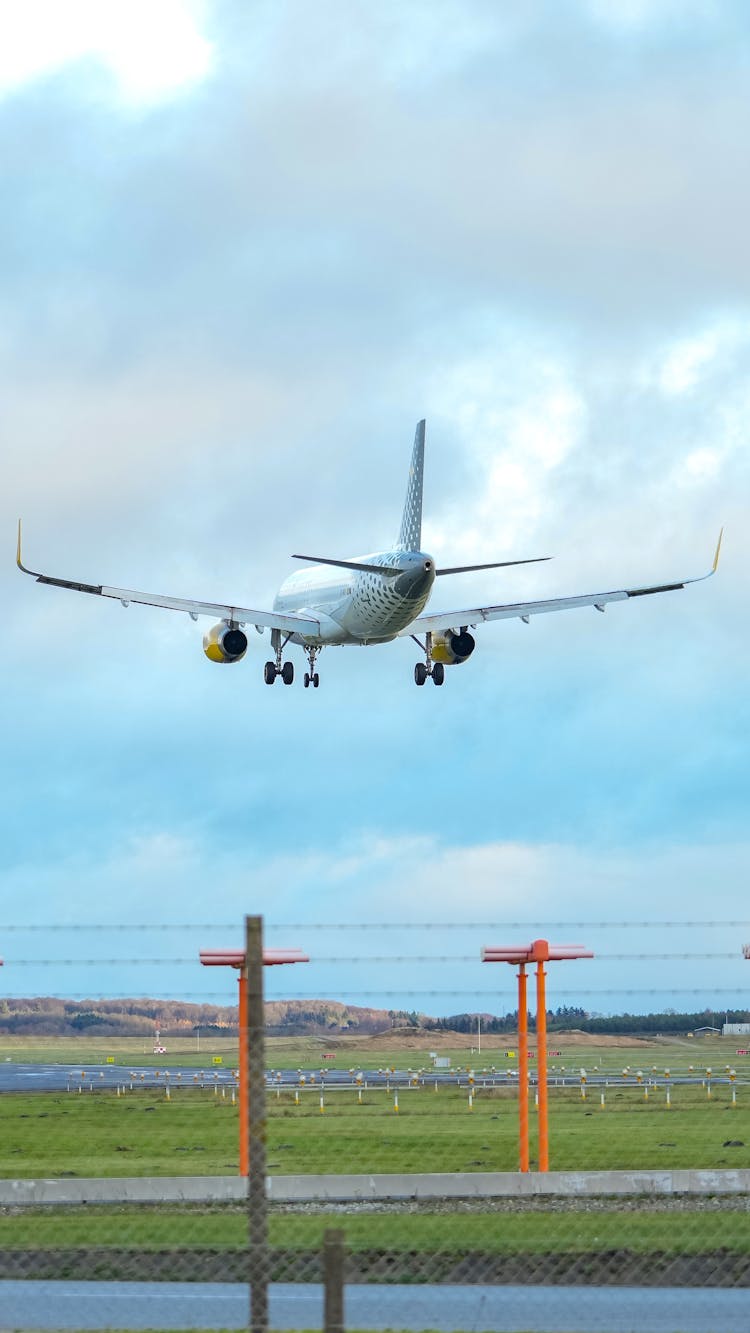 Back View Of An Airplane