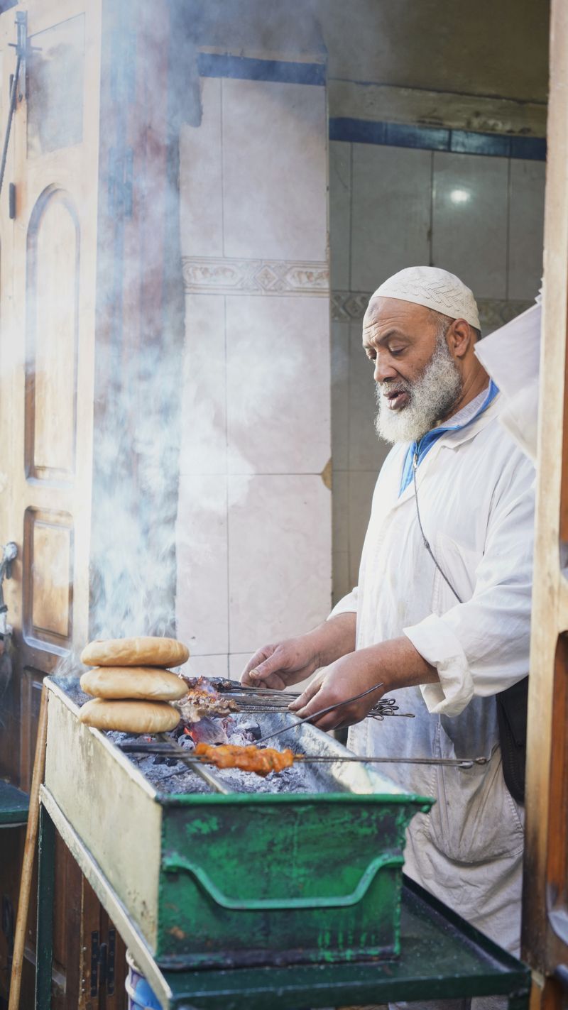 Kefta brochettes street food