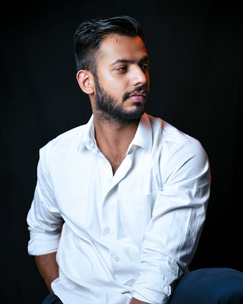 Handsome Man in White Button Up Shirt