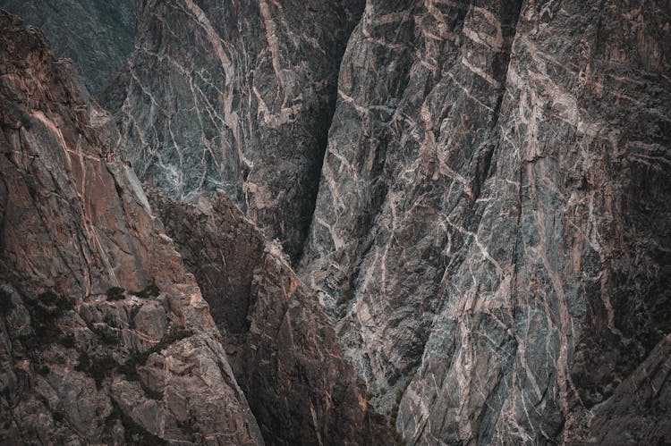 Brown And Gray Rock Formation