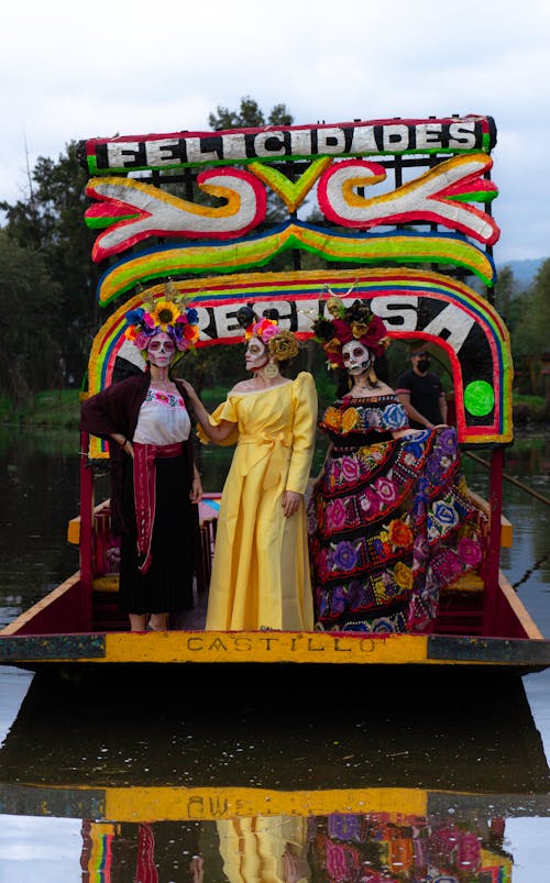Free Day of the Dead Festival in Mexico Stock Photo