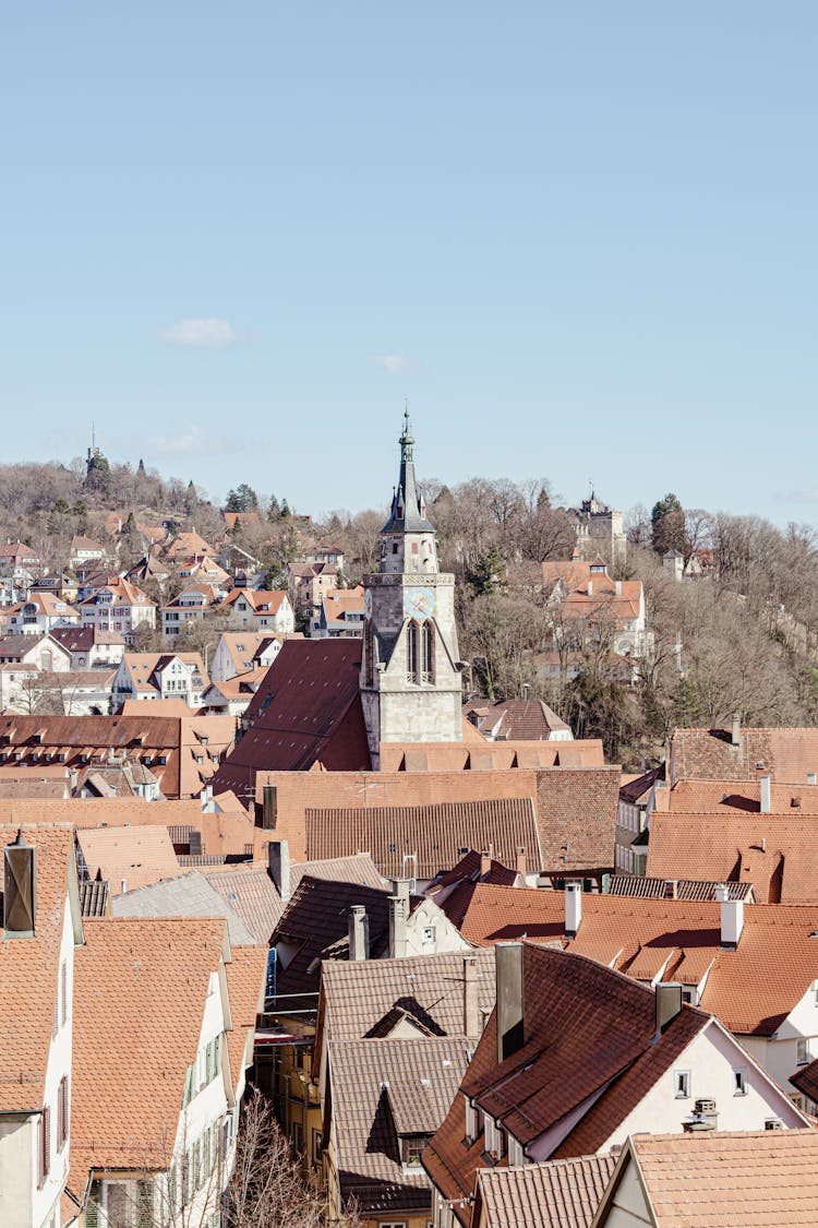 Church And Buildings Rooftops