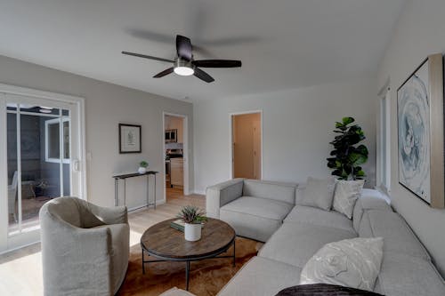 Sofa and Armchair in Living Room