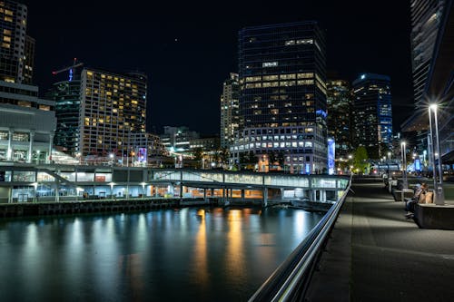 City Skyline during Nighttime