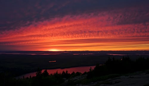 Free stock photo of acadia, cadillac mountain, colorful