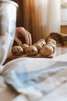 Chocolate Chip Cookie Dough Chocolate Chip Cookie Dough Flavored Protein Bars — kidney-friendly food