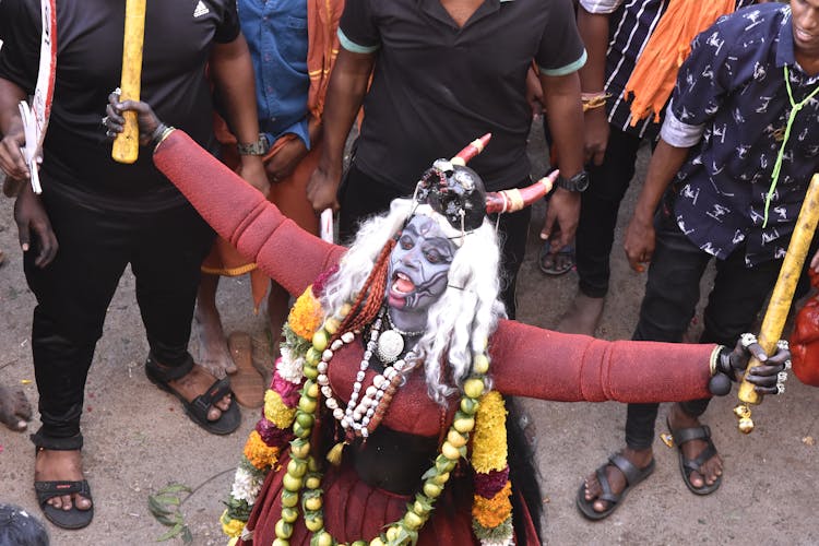 Performer During Parade