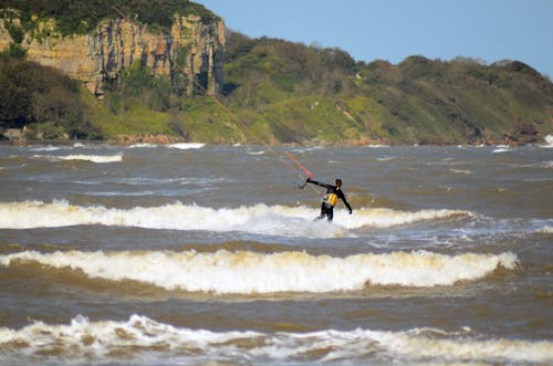 水上運動, 海, 滑水運動 的 免費圖庫相片