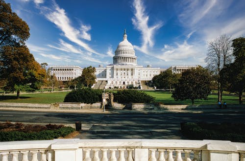Free National Capitol Building in Washington D.C.  Stock Photo