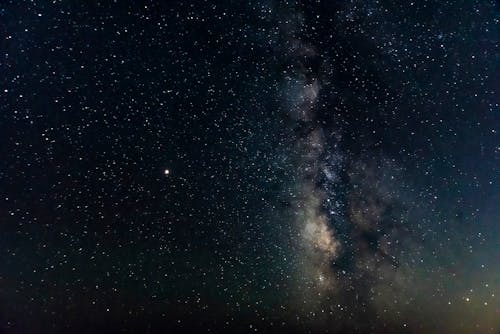 Free The Milky Way Galaxy Across the Sky  Stock Photo