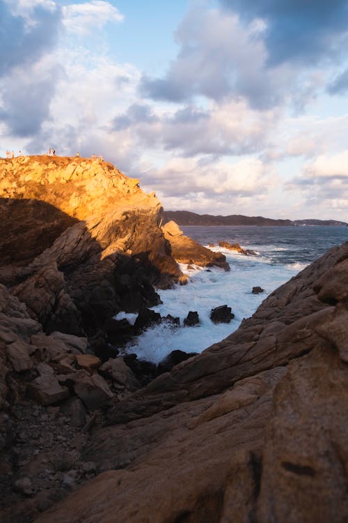 Rock Formations Near the Sea