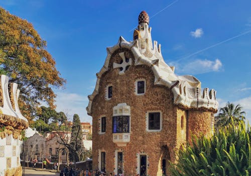  Casa del Guarda in the Park Güell, Barcelona, Spain