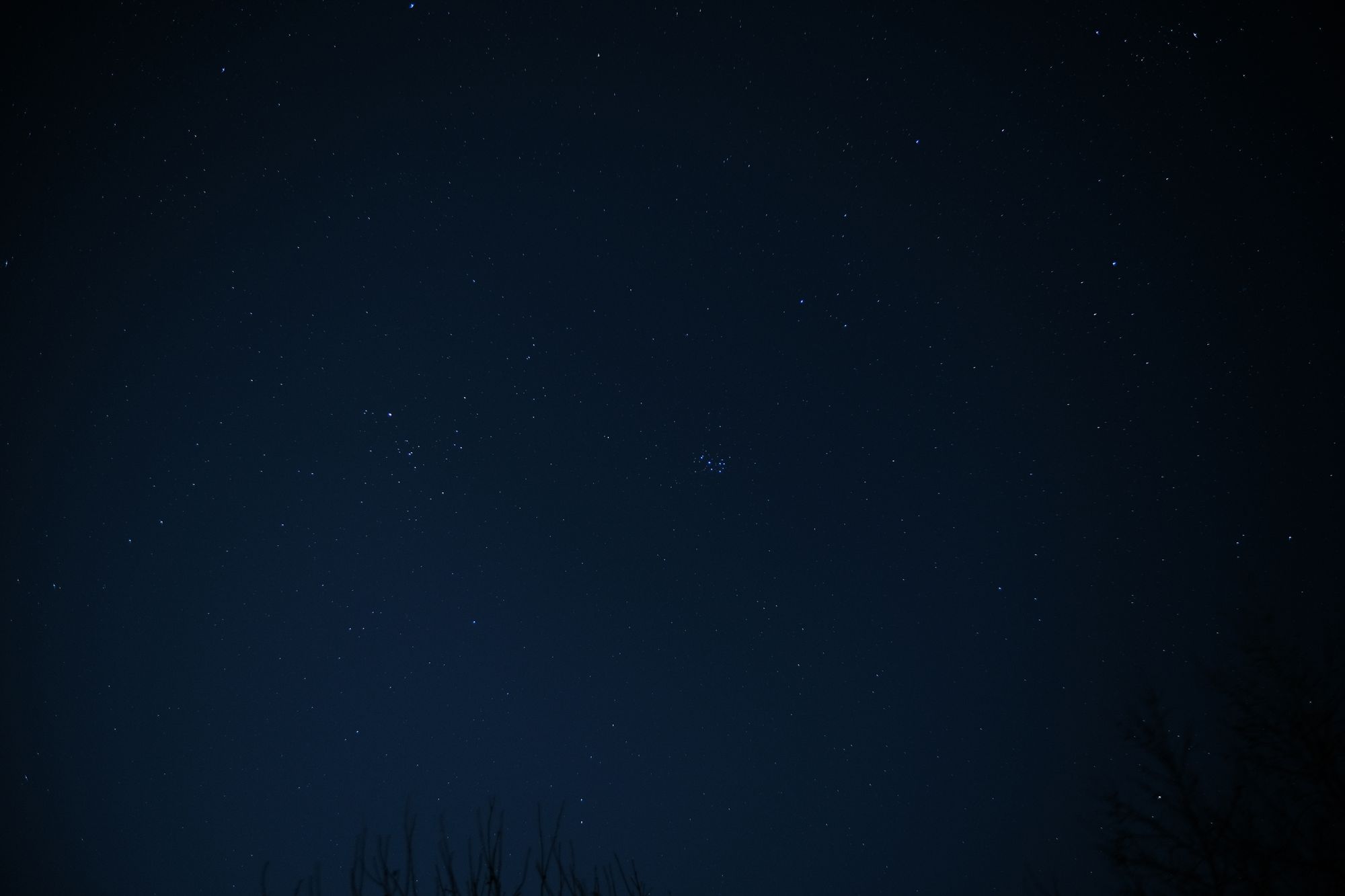 A serene view of a night sky filled with stars and constellations.