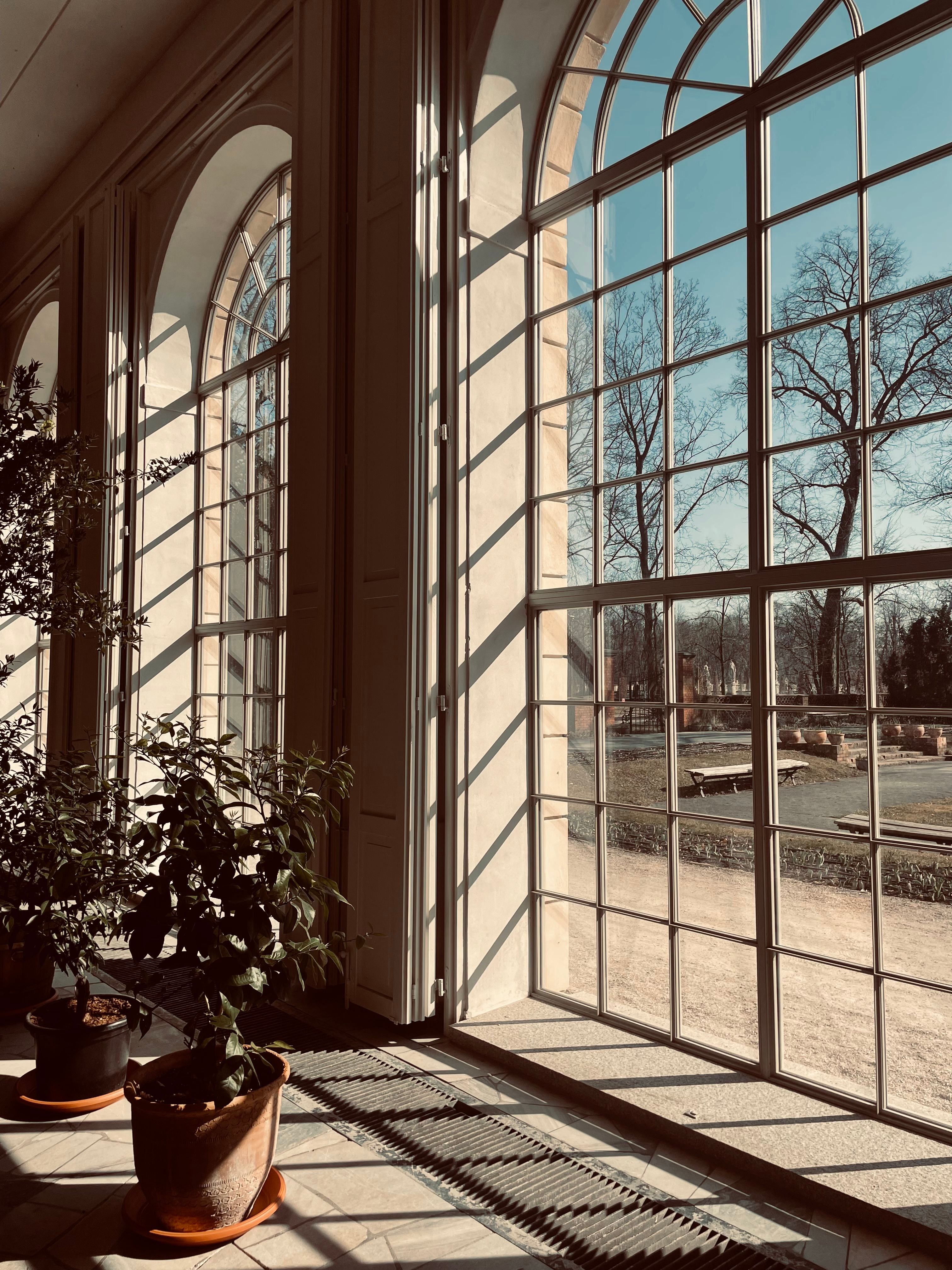 White Wood Framed Glass Window · Free Stock Photo