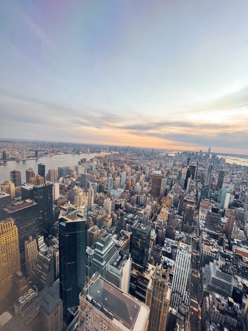 Free stock photo of city sunset, city view, new york Stock Photo
