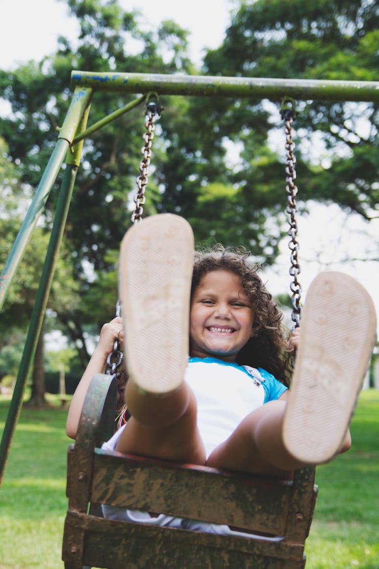 Girl On A Swing