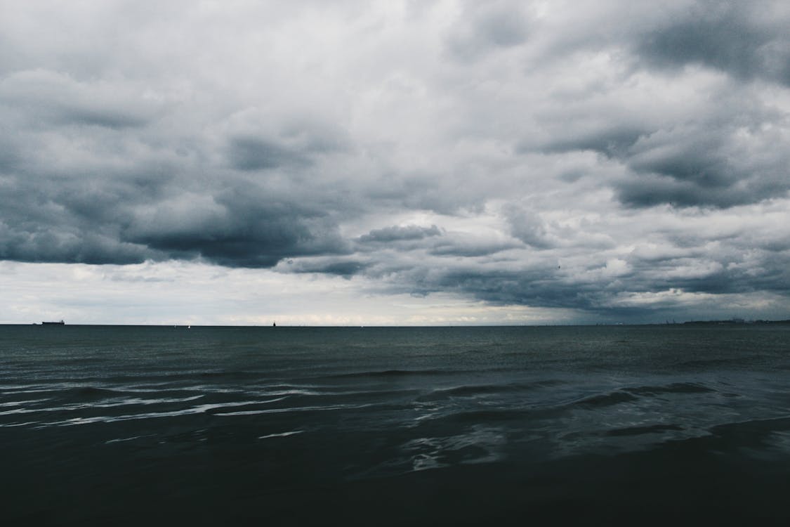 Free stock photo of dramatic sky, sea