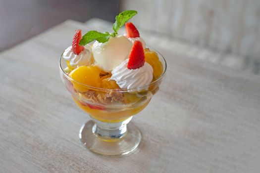 Including Citrus Fruits With Nondairy Whipped Topping Fruit Salad
