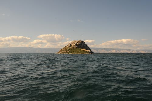 Rock Formation on an Island in the Sea
