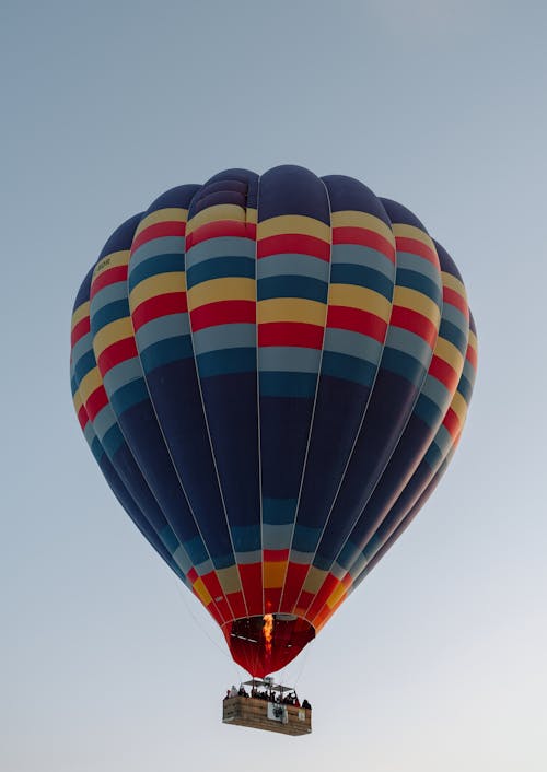 Colorful Hot Air Balloon Floating in the Sky